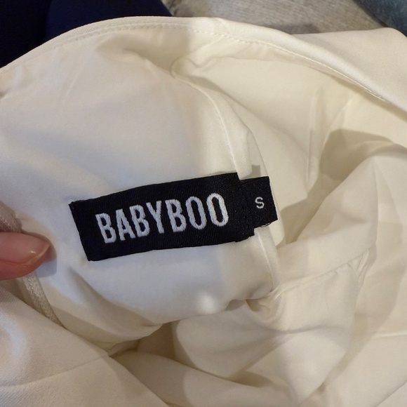 Babyboo Yalini White Mini Dress - Picture 4 of 4